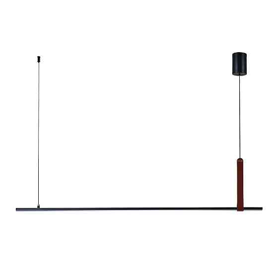 VALESO Підвісний світлодіодний світильник G 2810/1100 44W Чорний+Штучна шкіра Коломыя