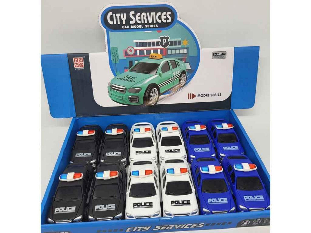 Машина 10*5*6см микс City police car пластик SD36094 ТМ КИТАЙ Solmir Киев - изображение 1