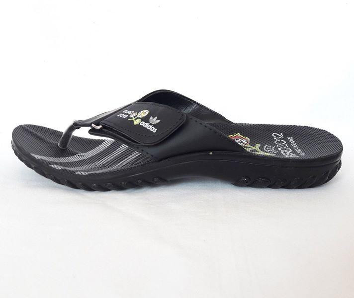 Чоловічі Шльопанці Тапочки Adidas Сланці В'єтнамки Адідас Чорні (розміри: 44) Дніпро - фото 4