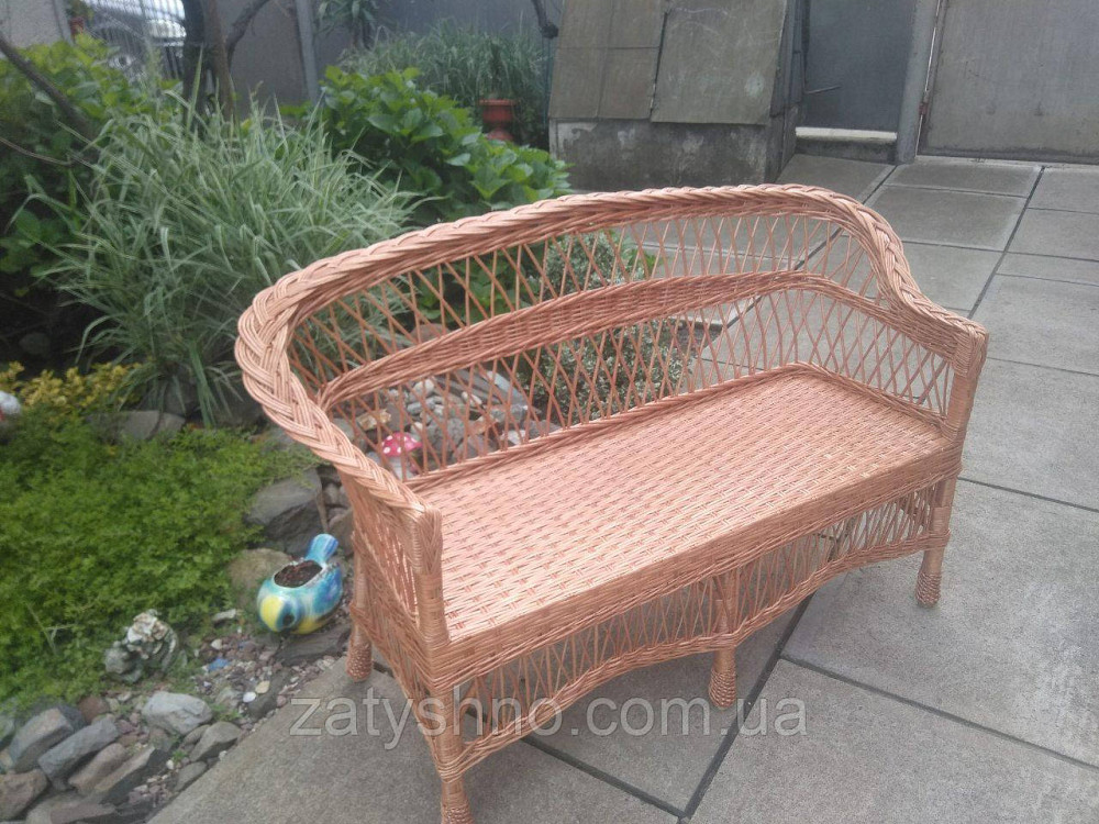 Диван плетеной с низкой спинкой Киев - изображение 3