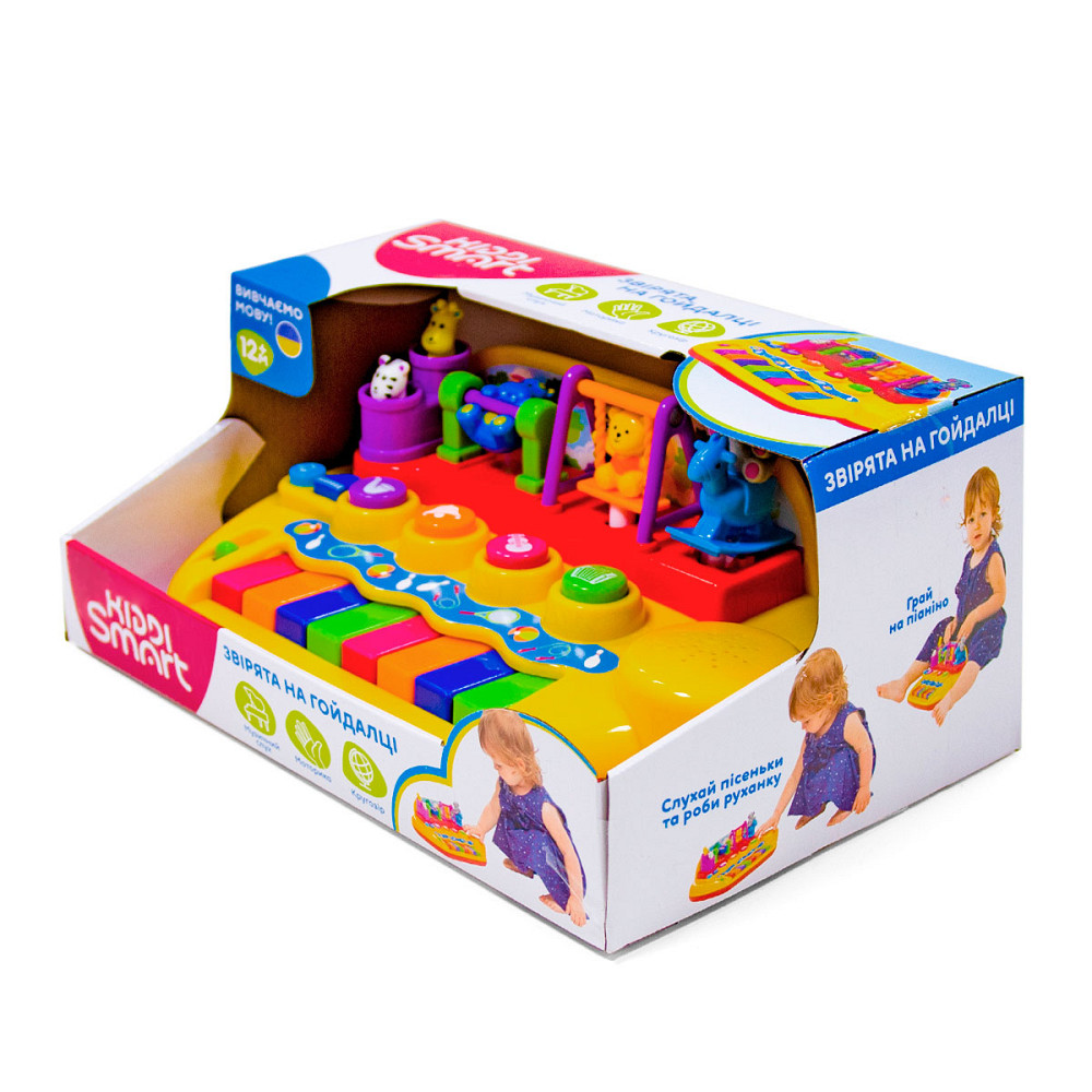 Піаніно Kiddi Smart – Звірята на гойдалці (українська) Дніпро - фото 10
