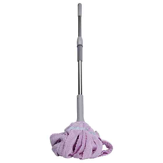 Універсальна телескопічна швабра з самоотжимом, фіолетова Київ