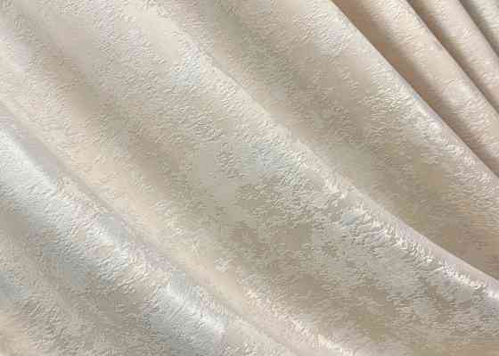 Комплект штор VR-Textil Жакард Мармур 200х270 2шт і Тюль 500х270 1763ш-1400т Молочний з білим 71-021/6 Київ