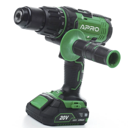 Дриль-шуруповерт ударний 20W 2A 2 АКБ/ЗП/+кейс 20HD APRO Житомир - фото 9