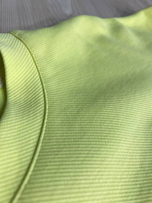 Свитшот женский U S 36918 оверсайз рубчик диагональ вышивка 