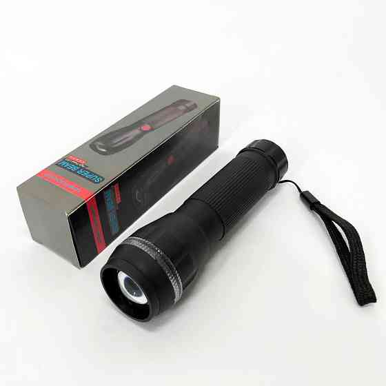 Фонарь противоударный водонепроницаемый, Светодиодный фонарь с зумом, Мощный аккумуляторный лед фонарик QA-66 Киев