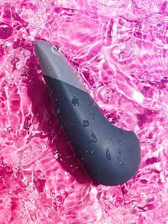 Вибратор для стимуляции клитора бесшумный Womanizer Vibe, темно-синий Sex Aura Киев