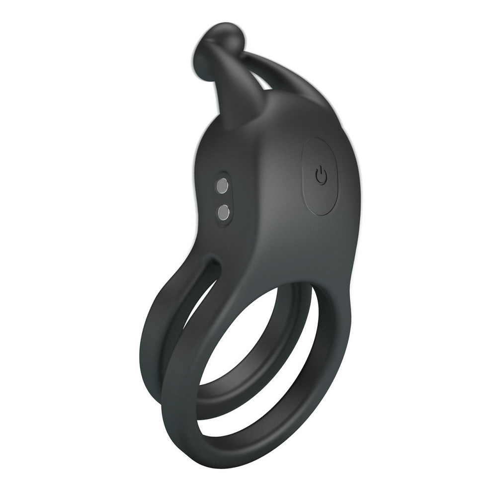 Кільце ерекційне Pretty Love - Goodwin Vibrating Double Penis Ring, BI-210222 Sex Aura Київ - фото 3