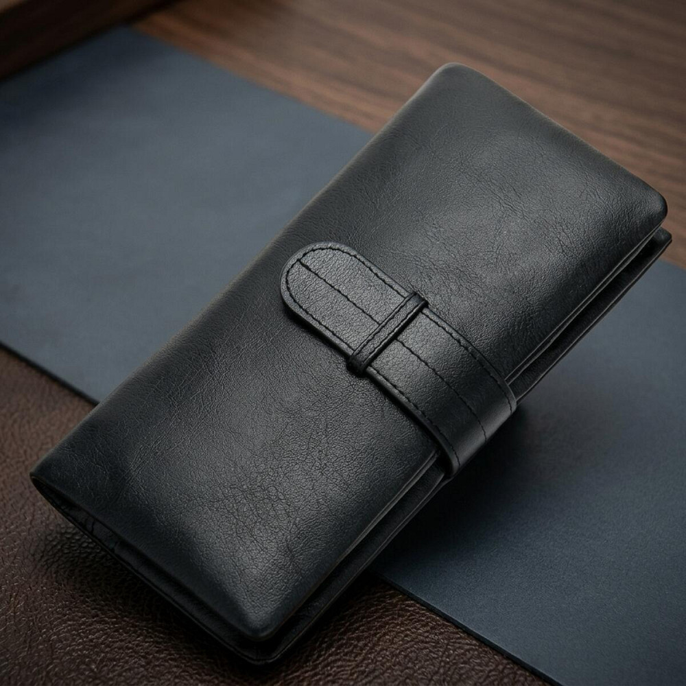 Кошелек универсальный Vintage 14913 Черный Киев - изображение 11