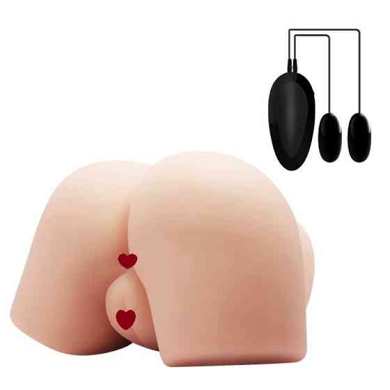 Мастурбатор подвійної стимуляції Crazy Bull Vagina and Anal Realistic Skin-Like Texture Sex Aura Київ