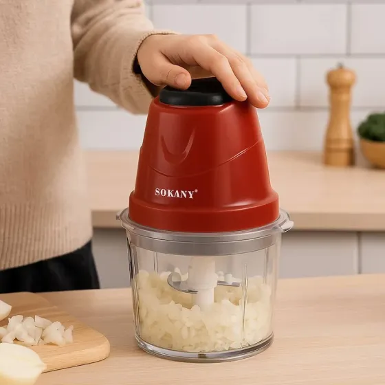 Кухонный измельчитель SK-06009 250 Вт, чаша 0,7 л, компактный электрический измельчитель для кухни Одесса