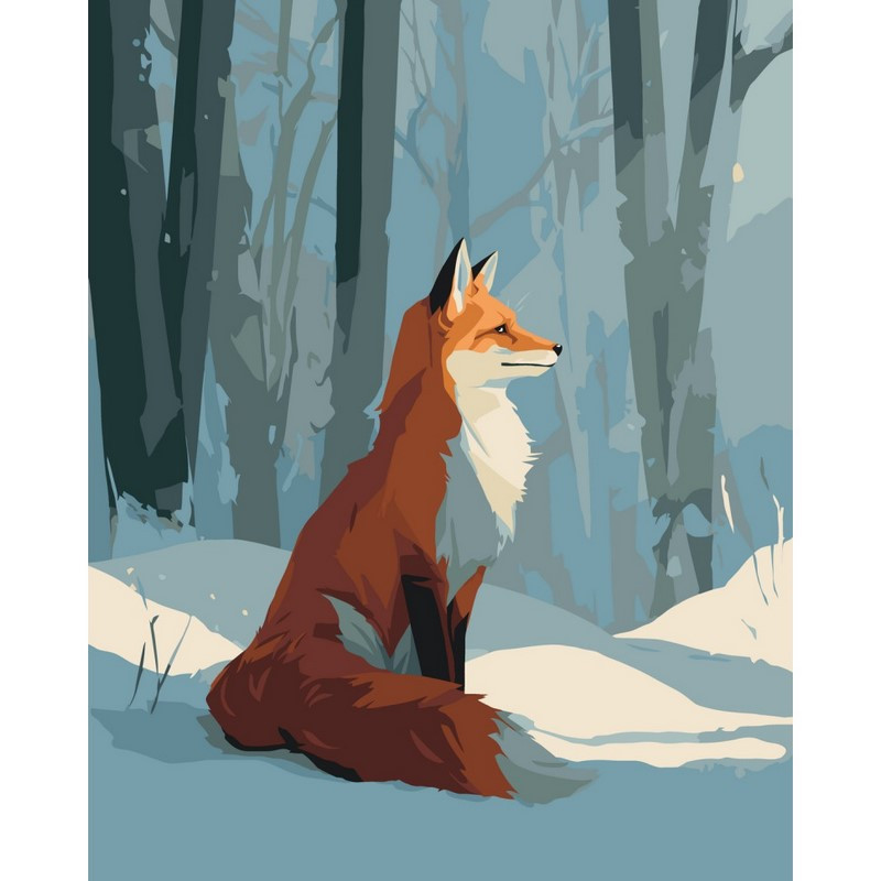 Картина за номерами "Лісова гостя" ©arttem_illustration 11749-AC 40х50 см Вінниця - фото 1