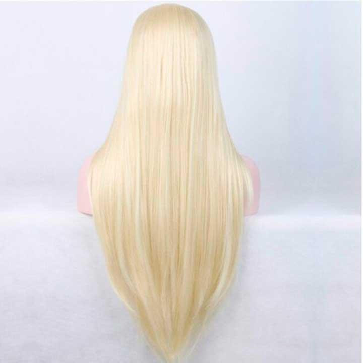 Перука рівна аніме 70 см без чубчика  "Блондинка" Вінниця - фото 2