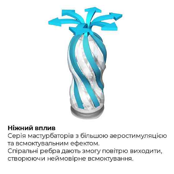 Мастурбатор Tenga Air-Tech Strong, более высокая аэростимуляция и всасывающий эффект Sex Aura Киев