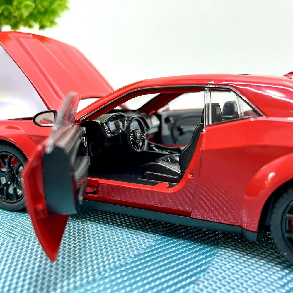 Машинка металева Авто Експерт Chevrolet Camaro 1:24 відчиняються двері капот багажник світло/звук Червона (GT-12099) Чернігів - фото 6