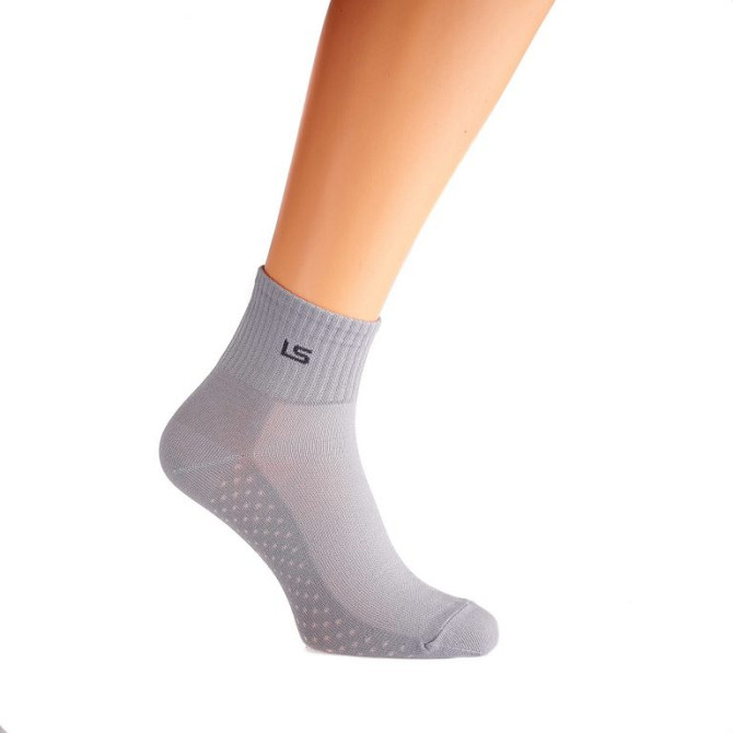 Шкарпетки Демісезонні LEO UNIVERSAL DOTS Високі Світло-сірий 41-43 Суми - фото 1