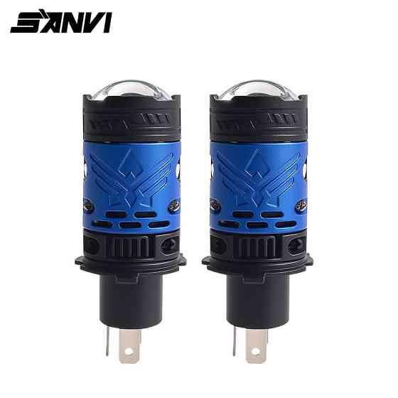 Комплект светодиодных линз Sanvi G3 h4 mini BI-led lens 12V 48/65W LASER Харьков