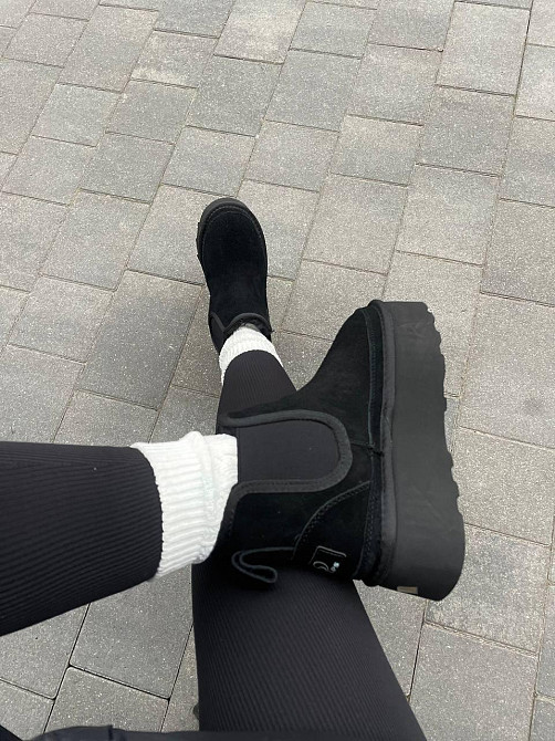 PLPS Угги жіночі PLPS 5854-13 чорні (зима, замша натуральна) (5681) Коломия - фото 1