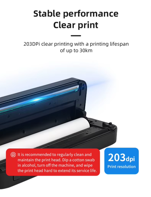 Портативний бездротовий принтер (термопринтер) А4 Вінниця - фото 4