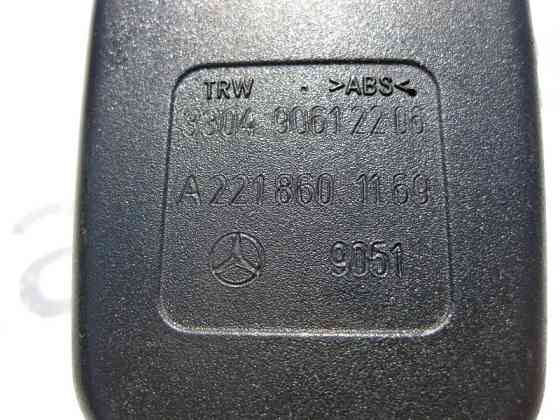 Mercedes-Benz  A2218602369 9051 Замок - засувка заднього лівого ременя безпеки чорна S-Class W221 Одеса