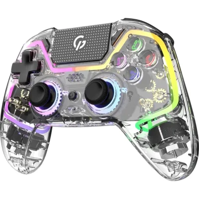 Геймпад GamePro GPS13T BT 5.3/USB/PC/iOS/Android/PS3/PS4 RGB Transparent (GPS13T) Вінниця - фото 8