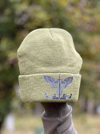 Шапка утеплена чорна ДШВ Черновцы