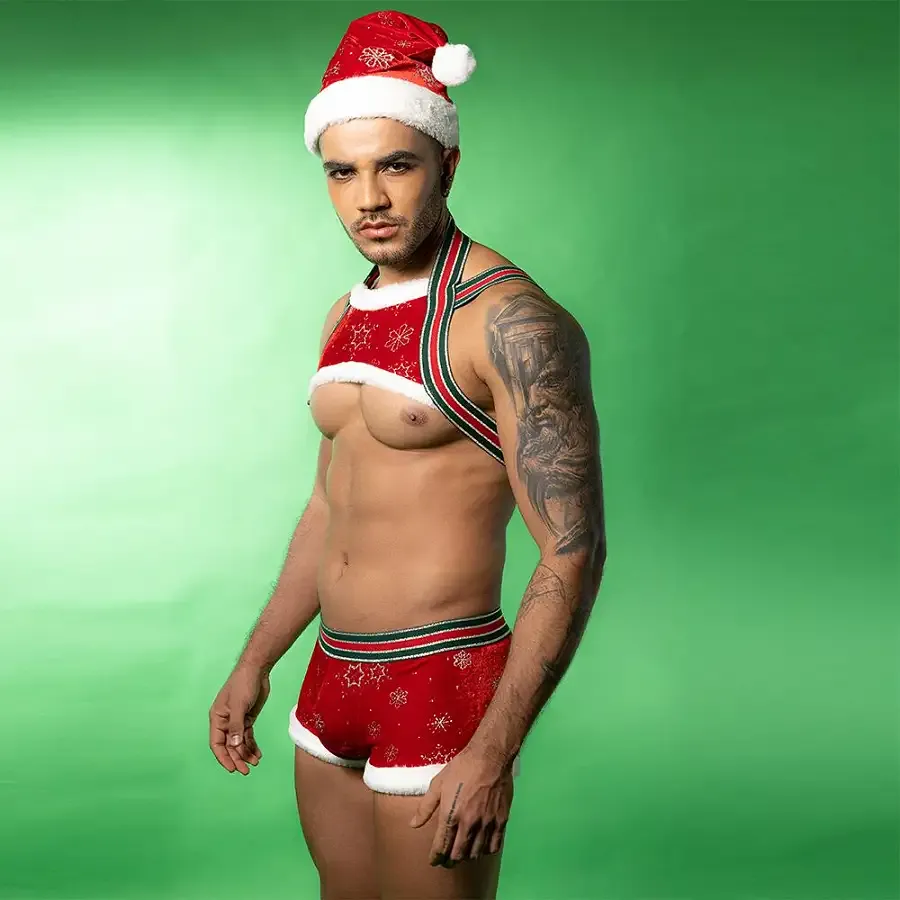 Новорічний чоловічий еротичний костюм JSY 9133 One Size Львов - изображение 4