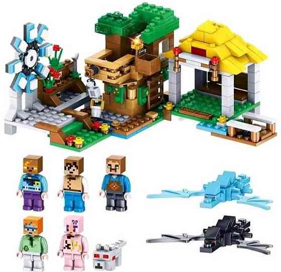 Конструткор Майнкрафт minecraft сумісний Лего Lego шахта село база. Київ