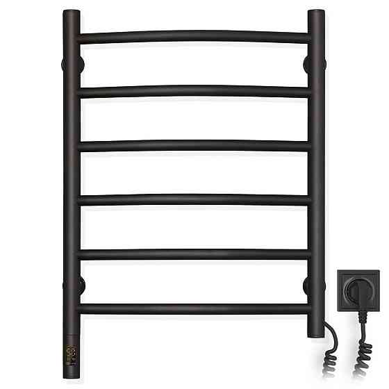 Рушникосушка електрична NAVIN Камелія 480х600 Sensor права з таймером, чорний муар Київ