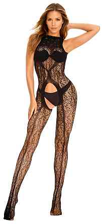 Бодистокинг - Bodystocking 2038, black - One Size Sex Aura Киев