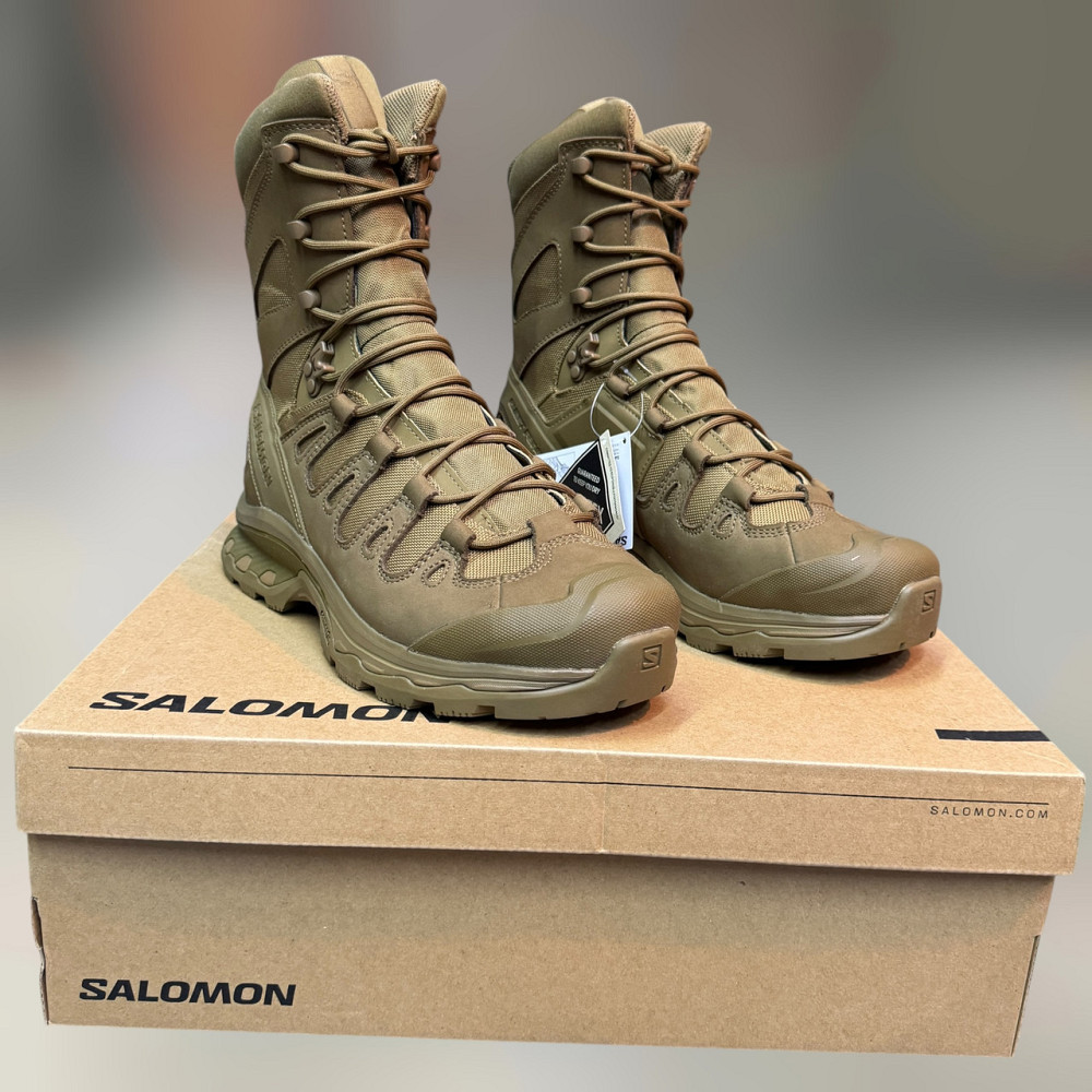 Берці тактичні Salomon QUEST 4D Forces 2 High GTX, р. 40 2/3 (7), колір Койот, GoreTex, берці армійські, (L47234200) Solmir Київ - фото 1