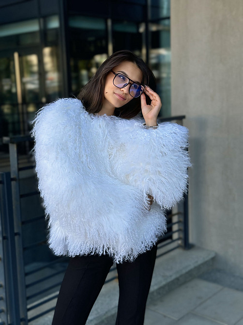 Шуба из ламы Белый 50/52 Харьков - изображение 4