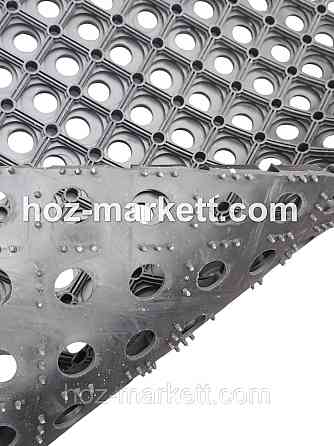 Килимок 150 х 100 х 1.6 см гумовий брудозахісний з отворами, гумове покриття Ковер 150 см х 100 см Харків