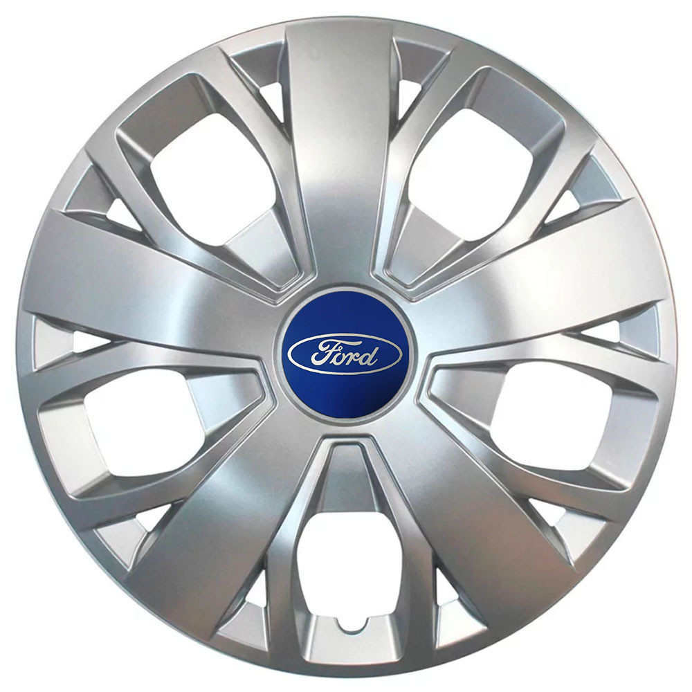 Автомобільні модельні ковпаки R16 Ford 420 4шт, SJS, сріблясті Київ - фото 1