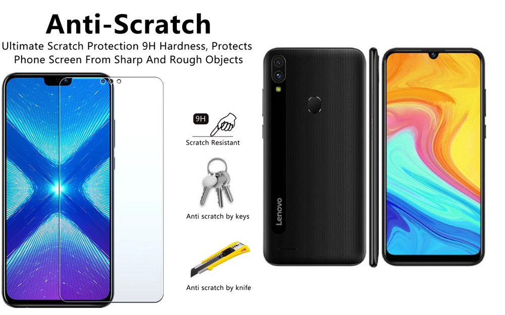 Защитное стекло NeoGlass для Lenovo A7 – ультрапрозрачное и устойчивое Киев - изображение 1