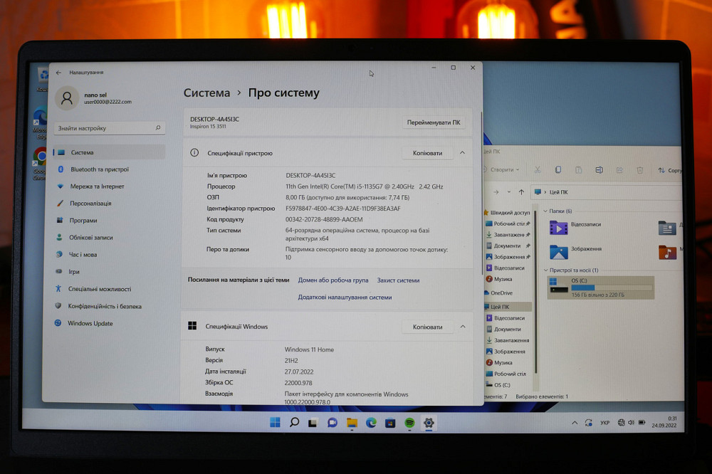 Мощный ноутбук Dell Inspiron 3511 15,6