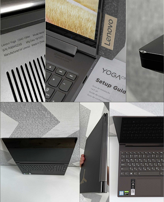 Ноутбук-трансформер Lenovo Yoga C940 15IRH / I7-9750H / GTX 1650 Max-Q / 16 гб ОЗП / 512 GB SSD Харків - фото 8