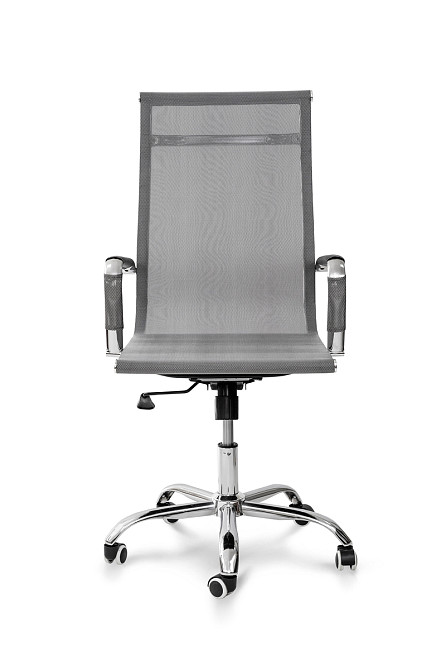 Стілець офісний Нетворк, PVC сітка сірий Киев - изображение 1