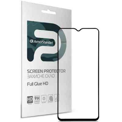 Стекло защитное Armorstandart Full Glue HD TECNO POP 4 Pro (BC3) Black (ARM65104) Винница