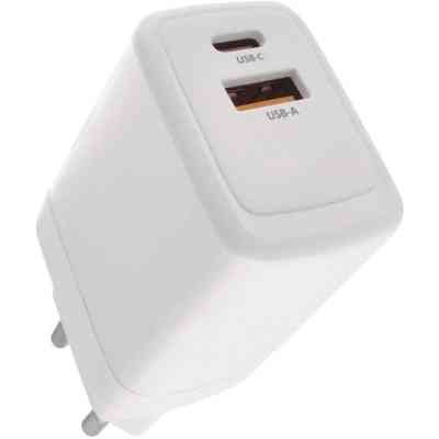 Зарядное устройство EMOS V04G45 1xUSB-A + 1xUSB-C PD20W GaN (V04G45) Винница