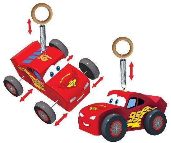 Іграшка дерев`яна Стрибунець Граємо разом SJ-CMQ (36шт) Тачки, в кор.6*4*9см, шт Київ - фото 1