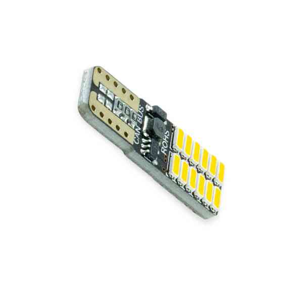 Автоламп БЦ 12-5 лазер. YELLOW 24 SMD (4014) драйвер обманка світлодіодна Мукачево