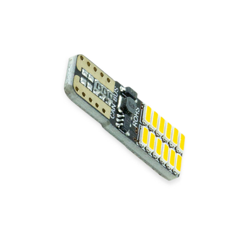 Автоламп БЦ 12-5 лазер. YELLOW 24 SMD (4014) драйвер обманка світлодіодна Мукачево - фото 1