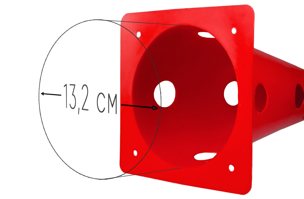 EasyFit Конус-фішка спортивна EasyFit 31 см червона Коломия - фото 2