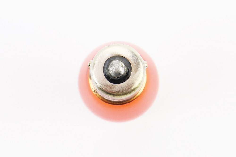 Лампа повороту (велика, жовта з цоколем) 12V / 21W BA15S Бершадь - фото 2