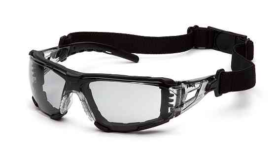 Окуляри захисні з ущільнювачем Pyramex Fyxate (light gray) H2MAX Anti-Fog, світло-сірі напівтемні Запоріжжя