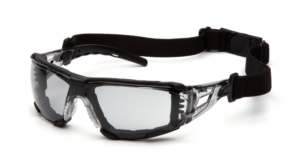 Окуляри захисні з ущільнювачем Pyramex Fyxate (light gray) H2MAX Anti-Fog, світло-сірі напівтемні Запоріжжя - фото 1
