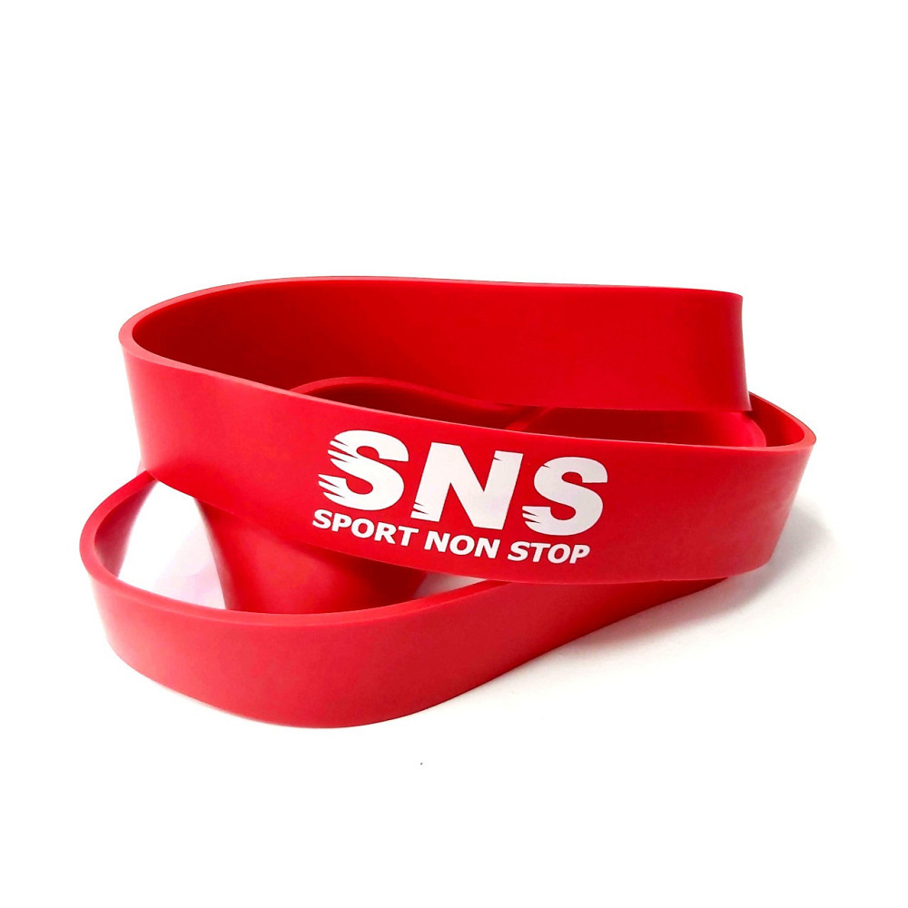 Еспандер-стрічка силовий для підтягувань SNS 10903 (17-54 кг) Вишневе - фото 2