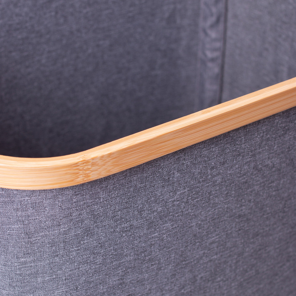 Yiwu Кошик для білизни з кришкою 40×30×60 (см) м'який 70 (л) HP-41-16 Київ - фото 5