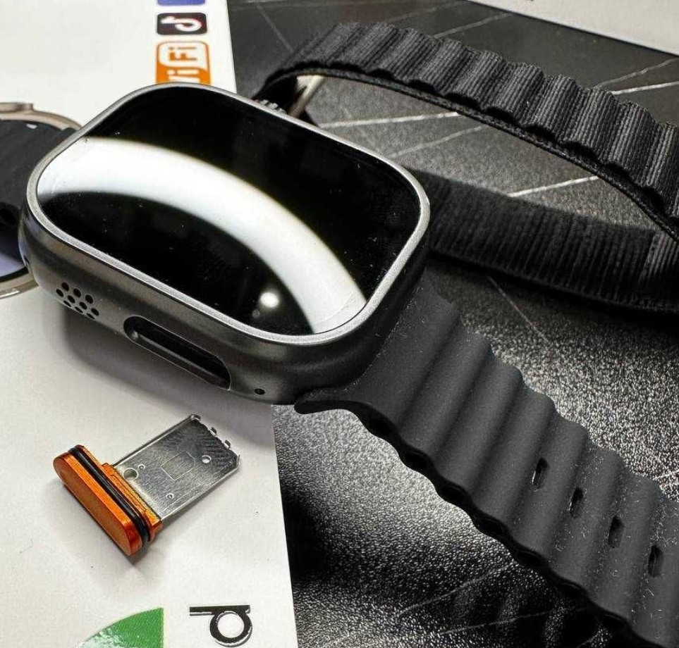 СМАРТ - Часы: Smart Watch Ultra 4g Android SIM карта + ремешок. Киев - изображение 2